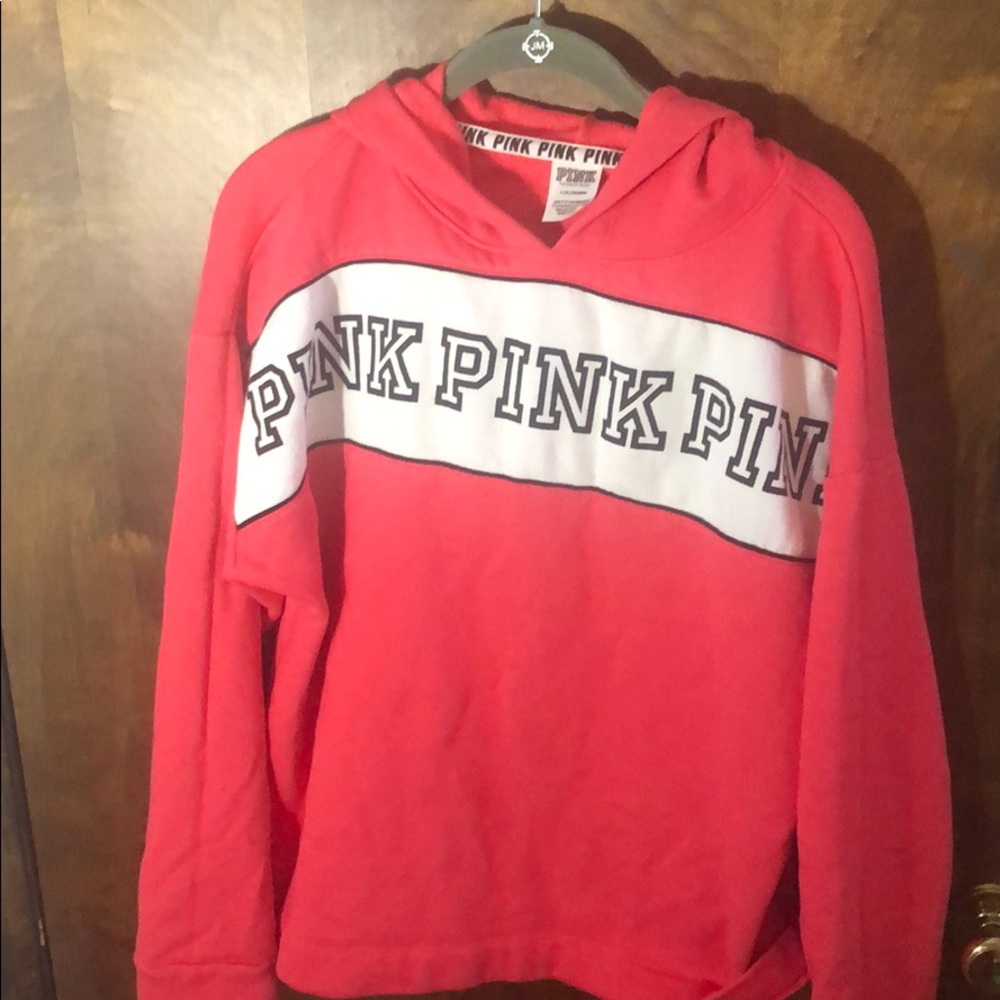 fuchsia PINK hoodie (no strings)